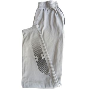 Under Armour Boy's Gray Brawler Tapered Jogger Pants- Size XL